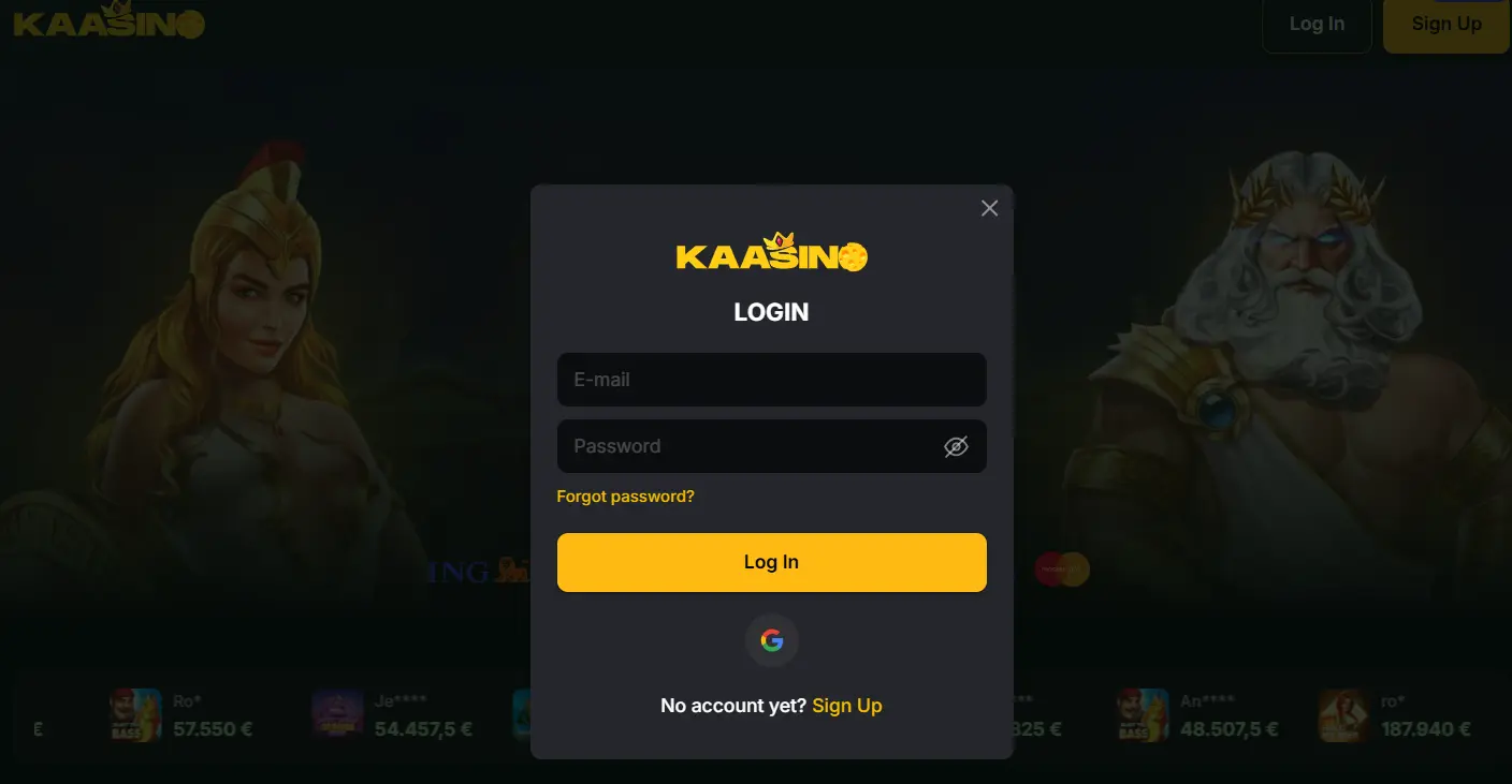 Kaasino Casino – Speel slots en live casino met echt geld image 2