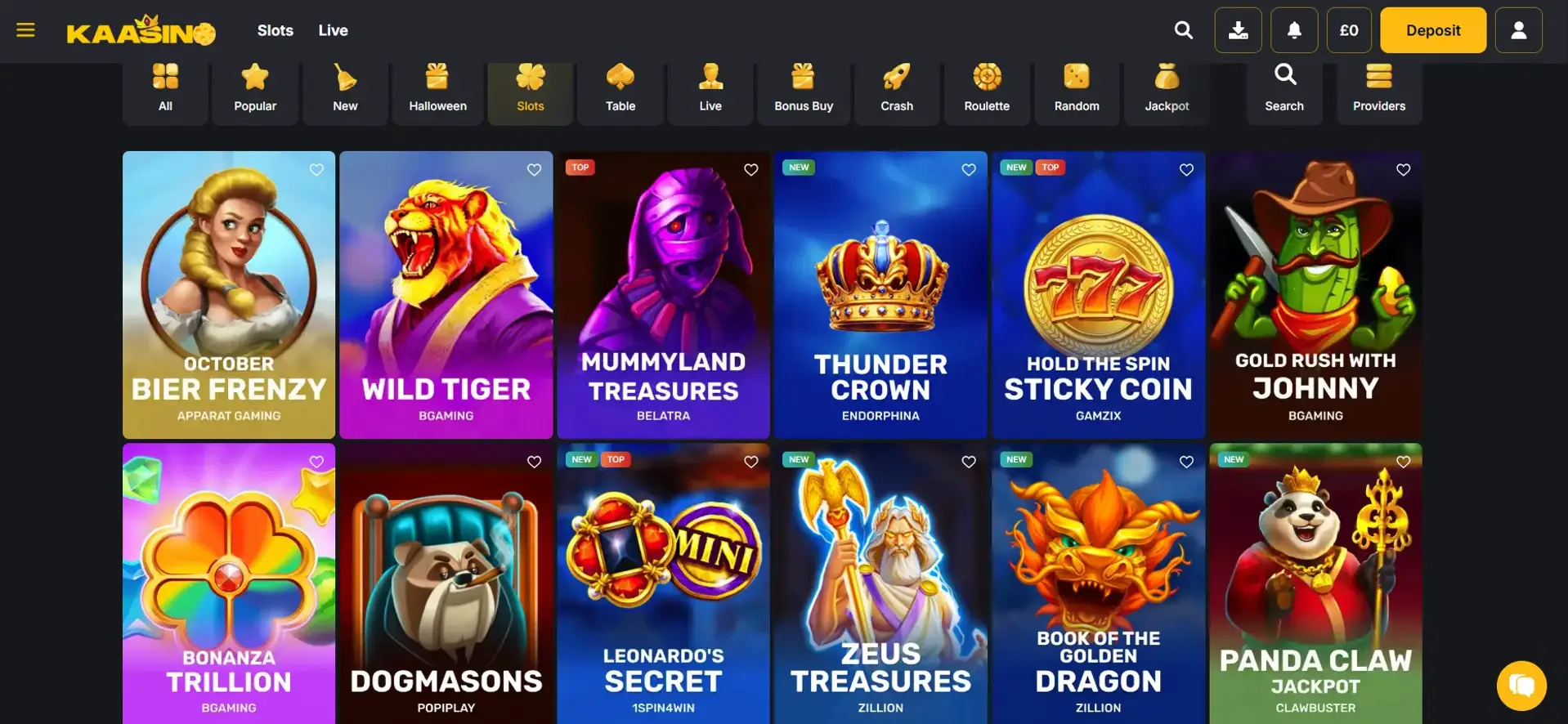 Kaasino Casino – Speel slots en live casino met echt geld image 3